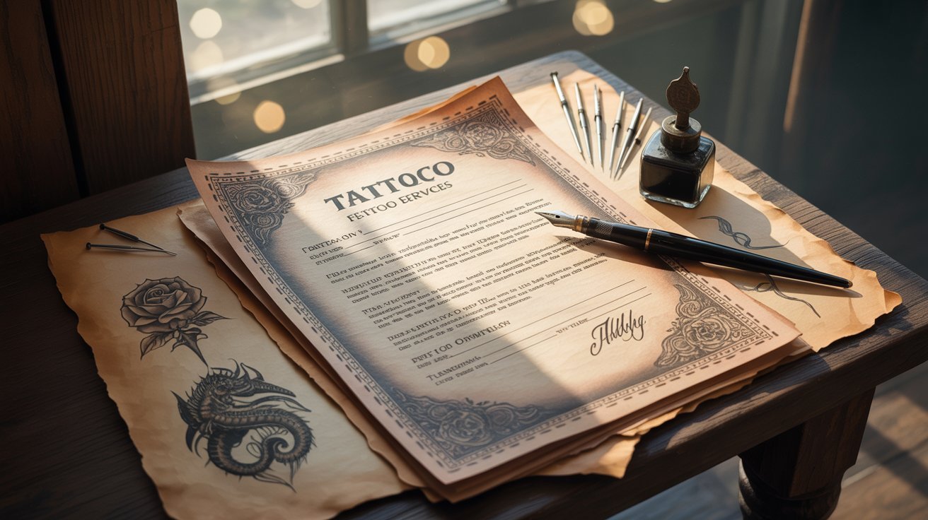 Modelo de contrato de prestação de serviço de tatuagem