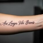 Tinta e Prosa: Ideias de Tatuagem de Escrita no Braço Masculino para te Inspirar